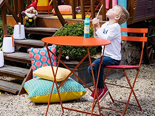 Amazon｜Fermob/bistro ビストロ｜ラウンドテーブル60とチェア2